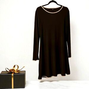 Nation LTD Black Dress with Silver Trim